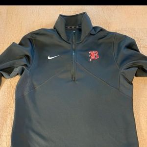 Nike dri-fit sweatshirt quarter zip Baylor logo